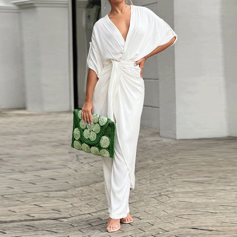 Combinaison élégante pour femmes avec design décontracté et définition de taille Chic & Stil