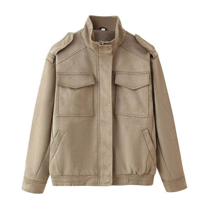 Fashionable women's leisure jacket with a sturdy design and practical pockets Lune London