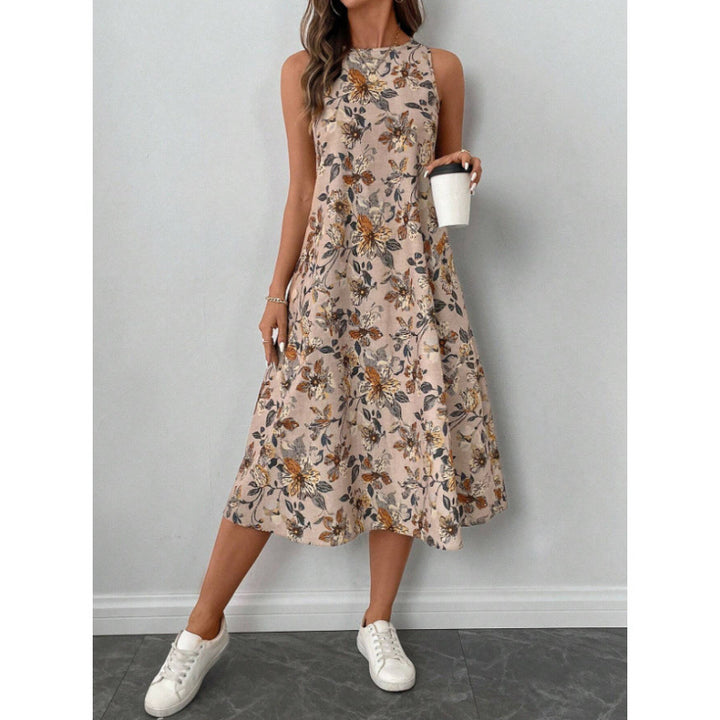 Lune London Floral Midi Summer Dress for Women