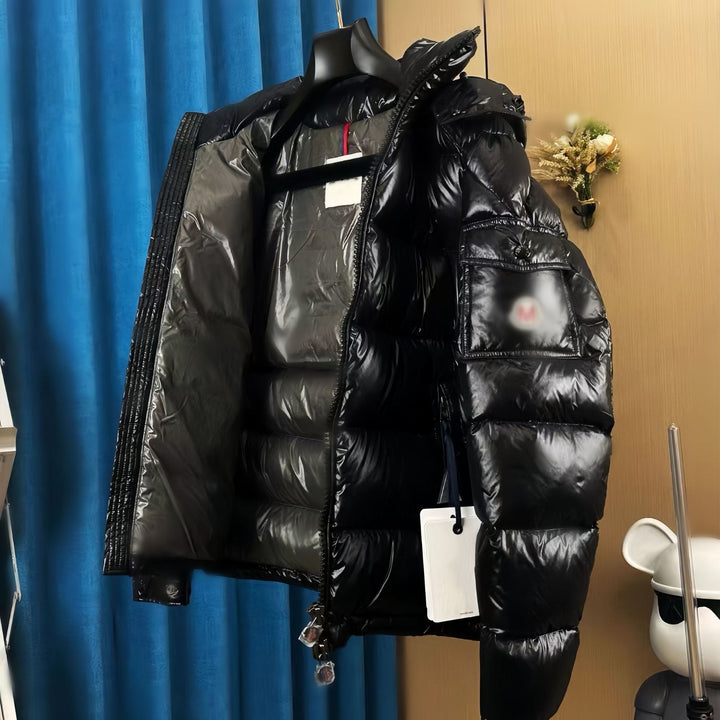 Women's High Gloss Down Jacket Chic Und Stil