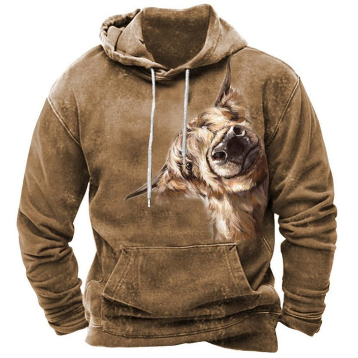 Men's hoodie with western and cowboy design Lune London