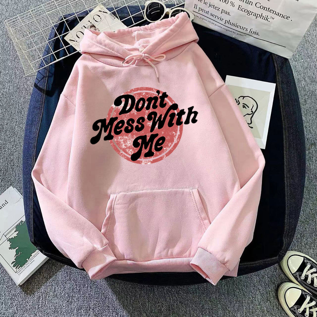 Women's hoodie with casual statement design Chic & Stil