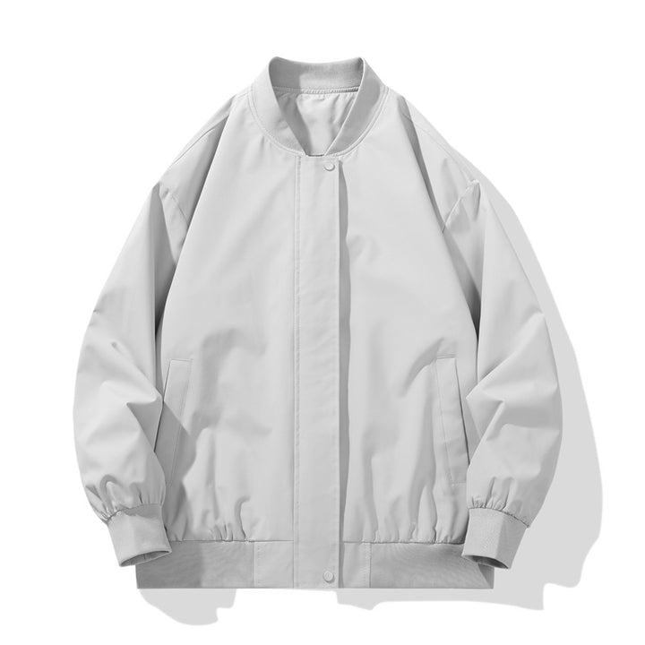 Men's sporty transition jacket with high collar and practical side pockets Lune London