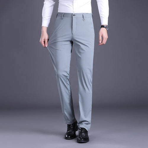 Elegant men's office pants with breathable material and slim fit Amarae