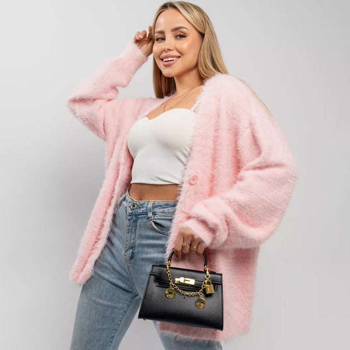 Soft knit jacket for women with an open design and soft sleeves Lune London