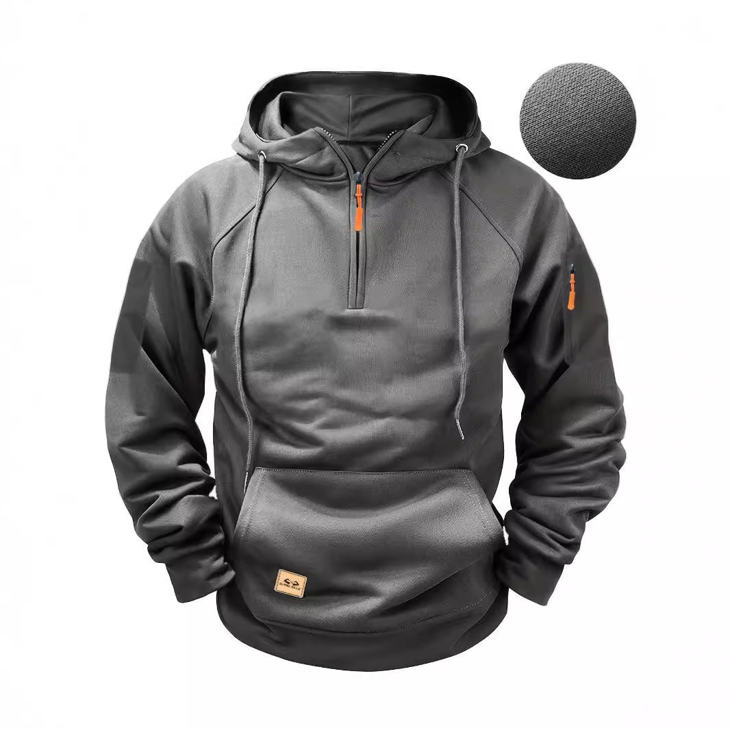 Men's sporty chic hoodie sweatshirt