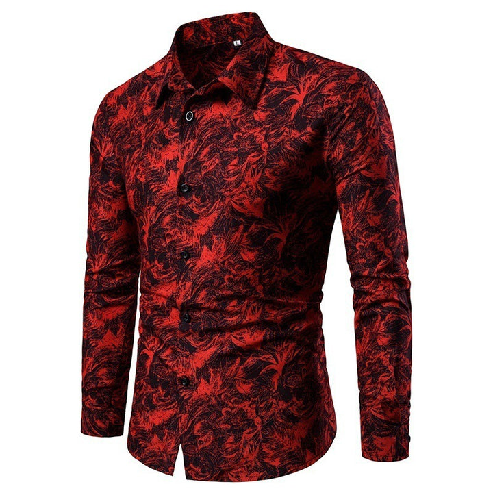 Shirt for men with creative floral pattern Lune London