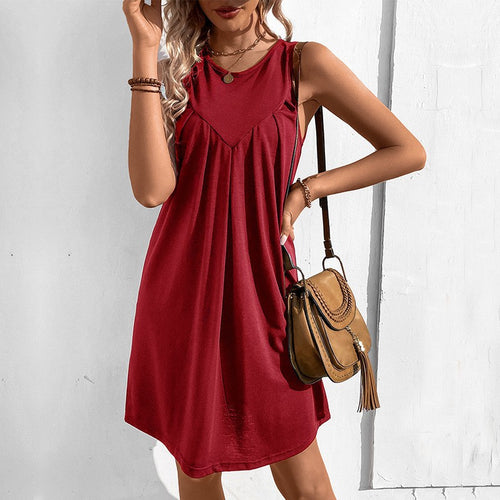 Amarae Women's Fluid A-Line Summer Dress