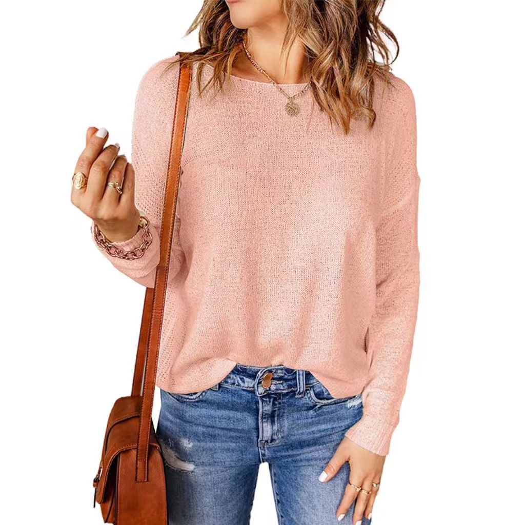 Ladies Casual Sweater with Modern Structured Knit Lune London
