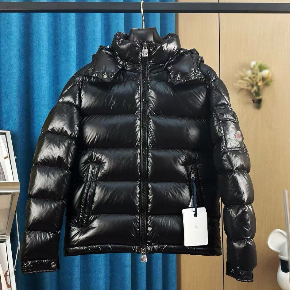 Women's High Gloss Down Jacket Chic Und Stil
