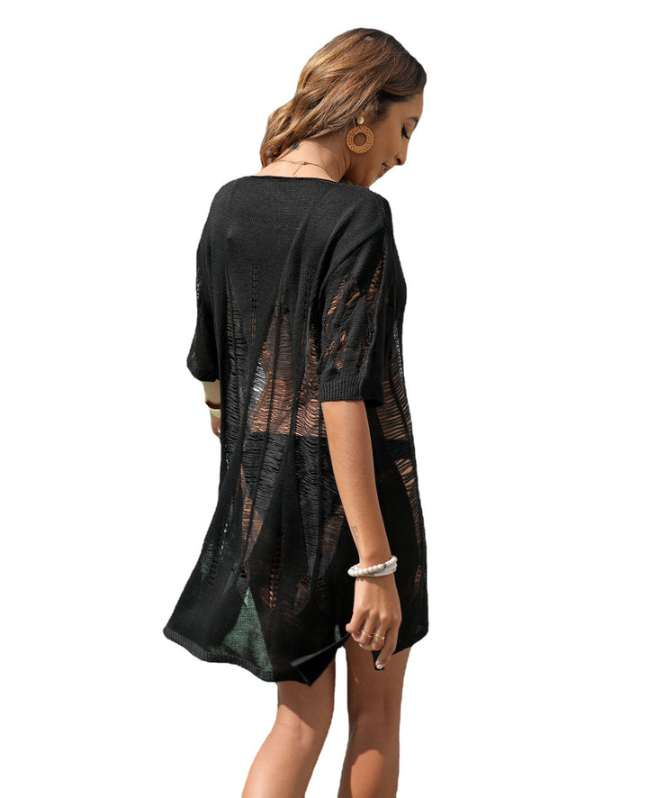 Lightweight transparent beach tunic for women Lune London