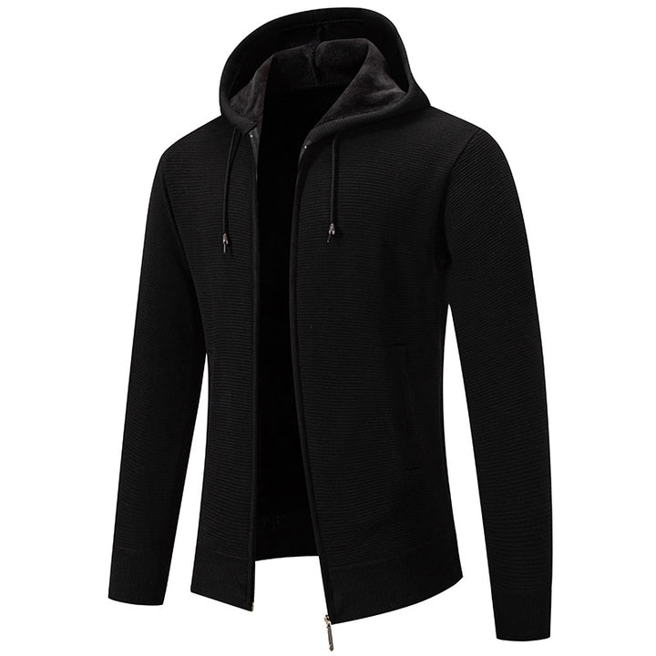 Men's hooded jacket with a modern structure design and insulated lining Lune London