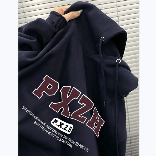 Sweat à capuche pour femme avec motif de slogan inspirant Chic & Stil