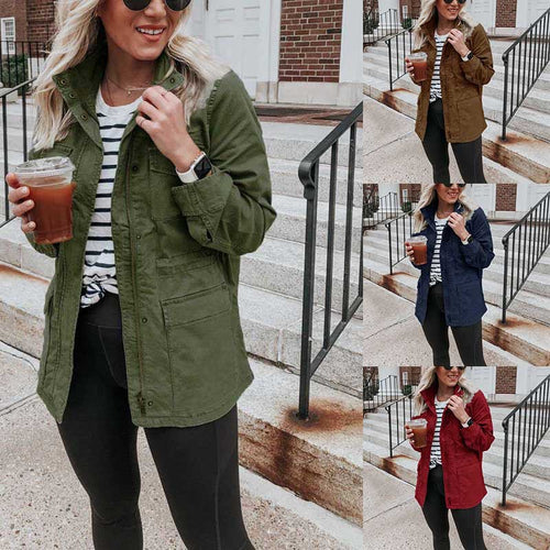 Veste utilitaire de loisirs pour femmes avec poches pratiques et Stay Chic & Stil ajustable