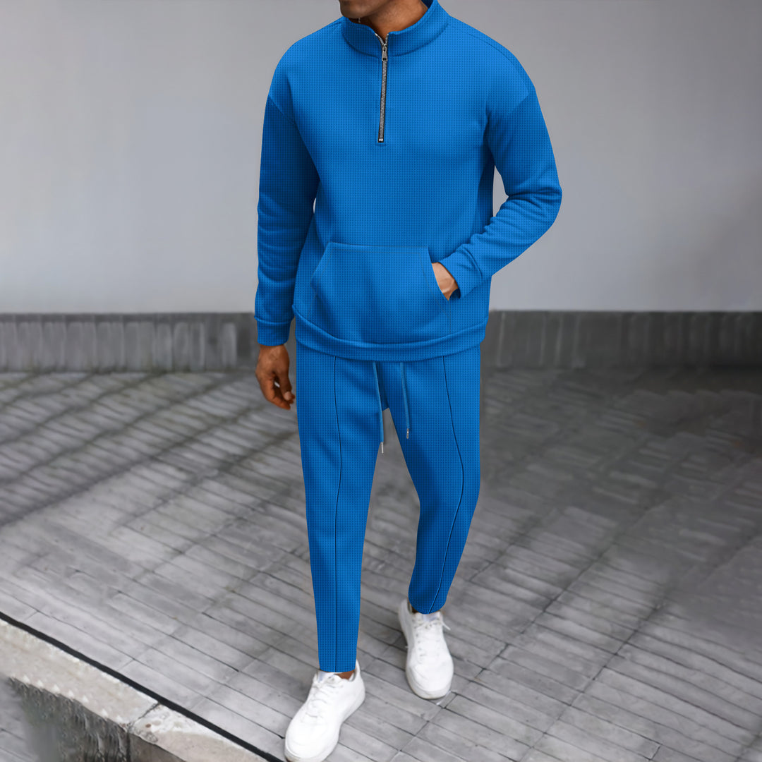 Men's sports leisure set with zipper and practical pockets Amarae
