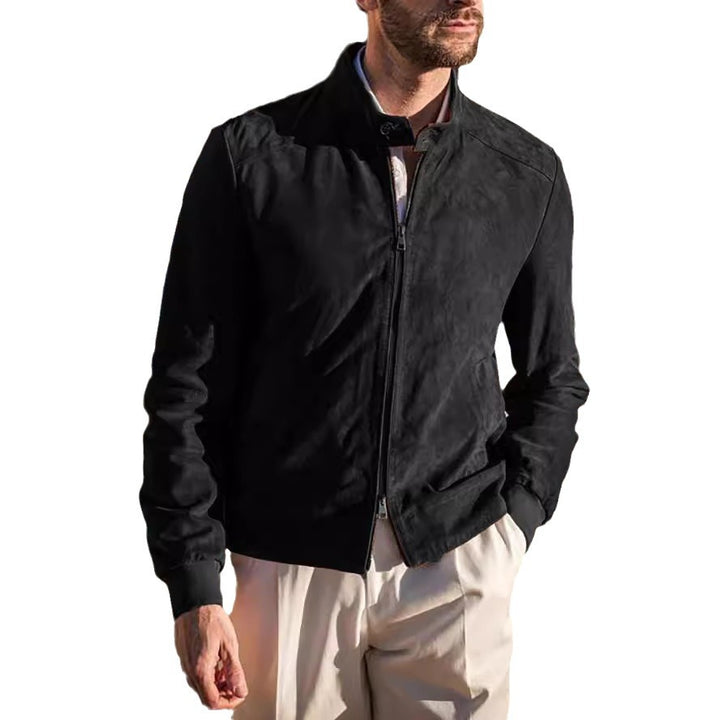 Lightweight sporty jacket for men with modern collar Lune London