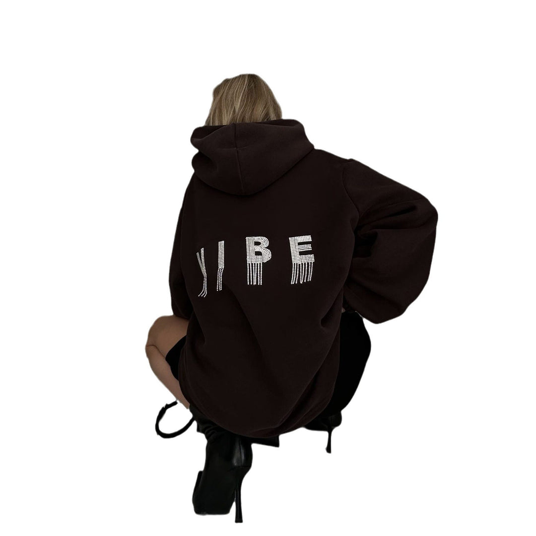 Hooded sweatshirt for women with creative details and casual cut Lune London