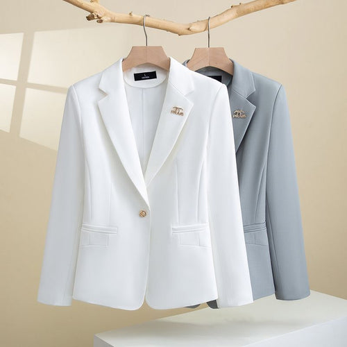 Veste élégante pour femmes avec design texturé et coupe slim Chic & Stil