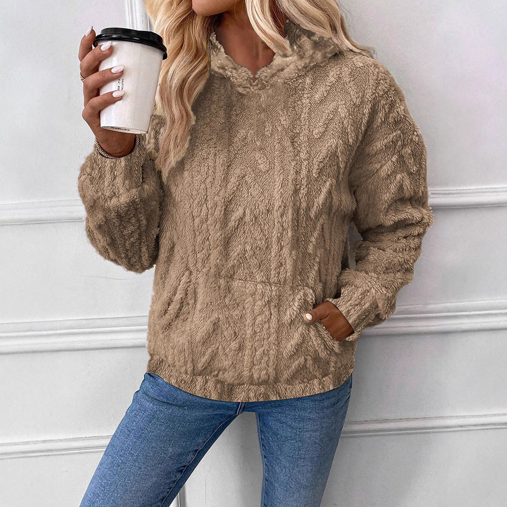 Ladies Soft Hoodie with Kangaroo Pocket Amarae