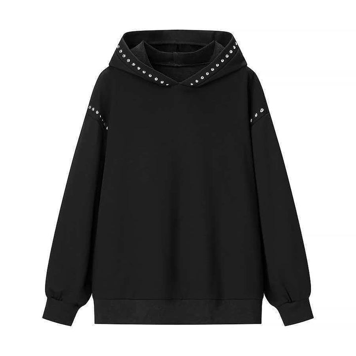 Hoodie féminin à la mode avec des clous élégants Chic & Stil