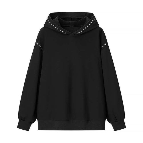 Hoodie féminin à la mode avec des clous élégants Chic & Stil