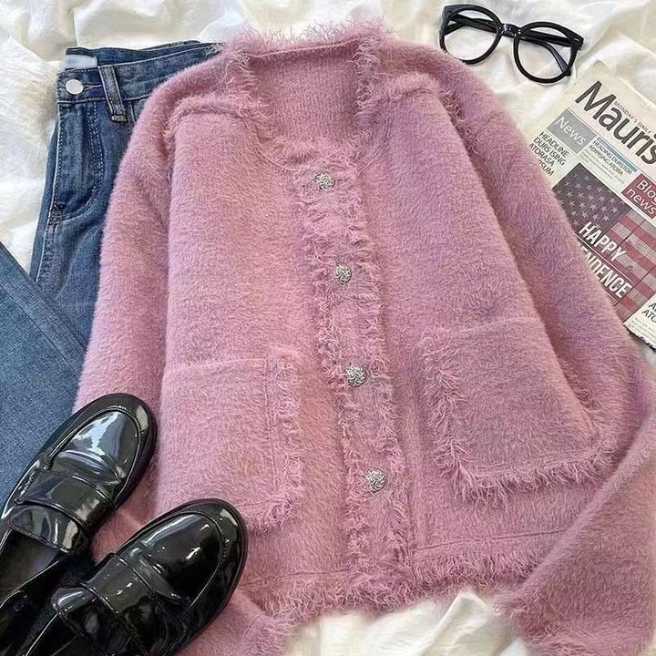 Veste en polaire élégante pour femmes avec des détails de boutons à la mode Chic & Stil