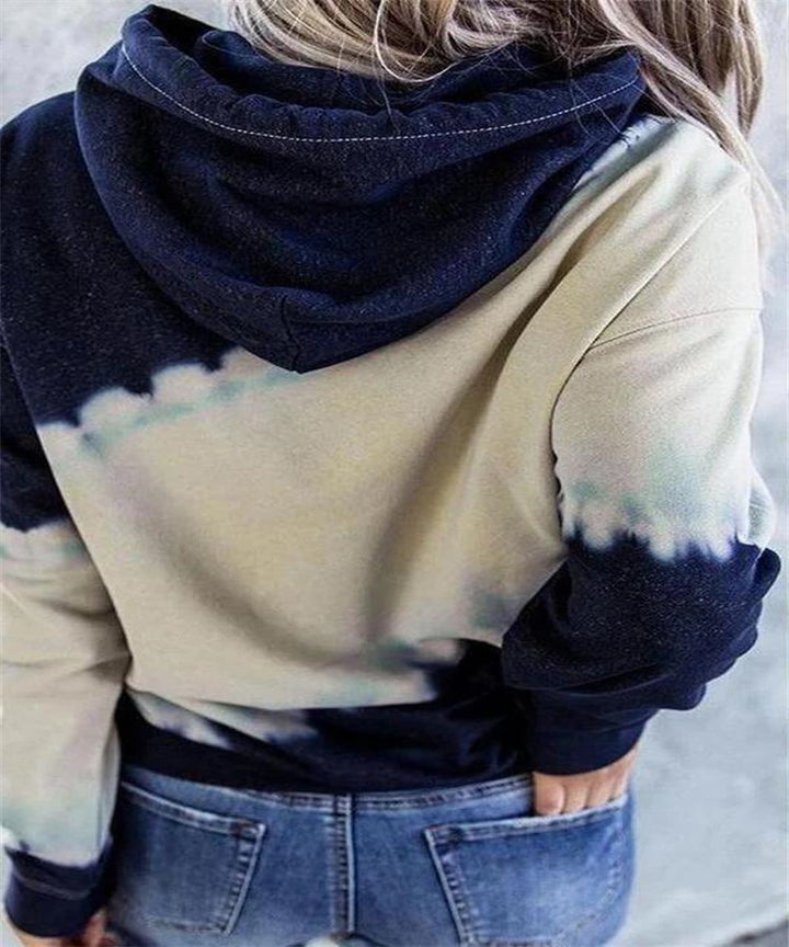 Ladies' hoodie in modern Tie-Dye design Lune London
