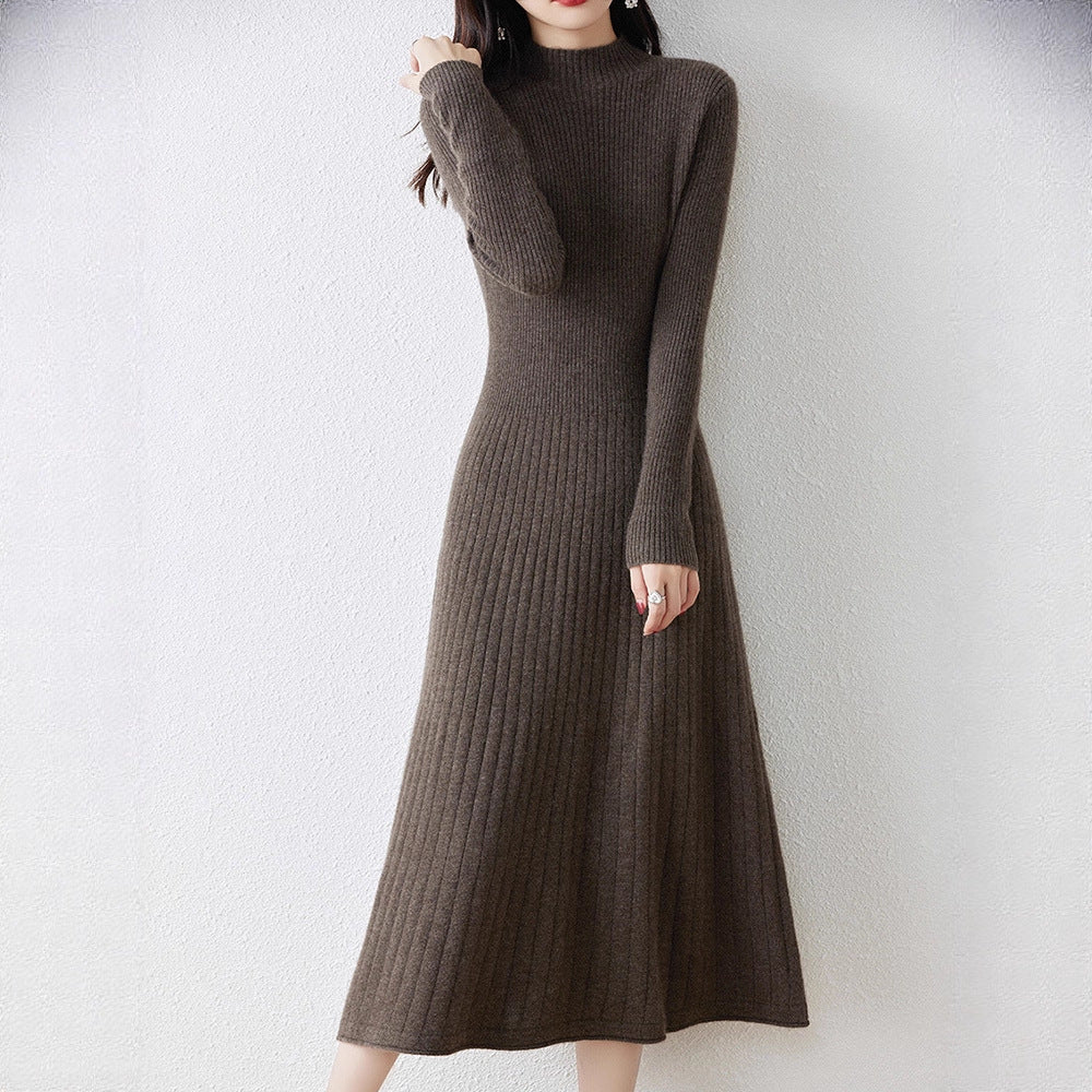 Ribbed knit dress for women with elegant design Lune London