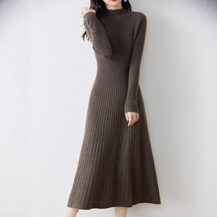 Ribbed knit dress for women with elegant design Lune London