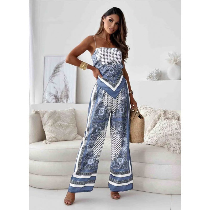 Ladies Jumpsuit Large Bohemian Chic Style