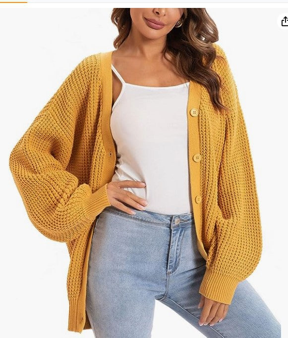 Gros cardigan en tricot pour femmes avec une coupe décontractée Chic & Stil