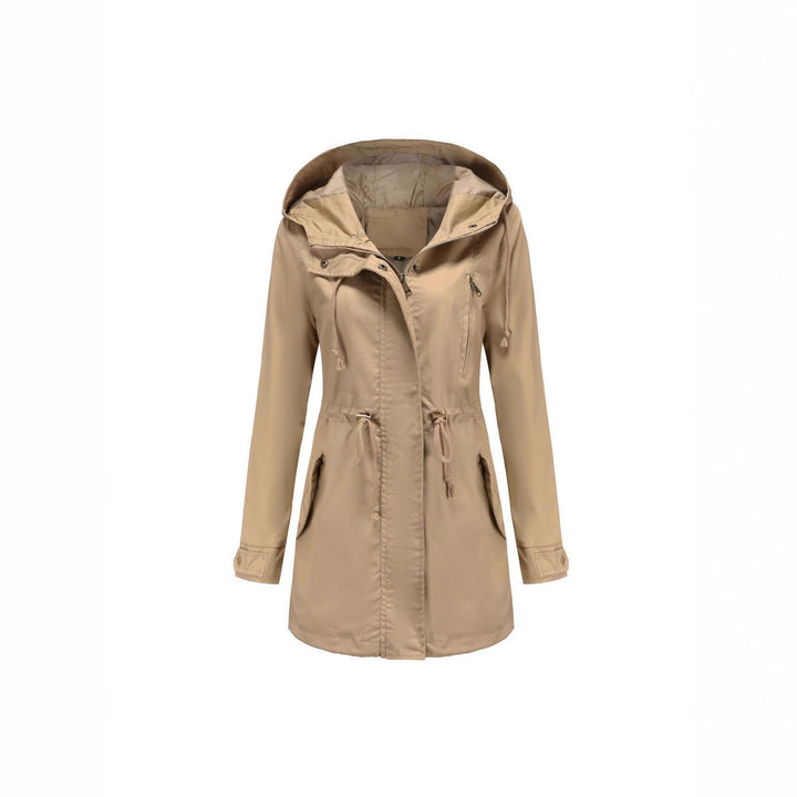 Functional jacket for women with adjustable waist and zipper Lune London