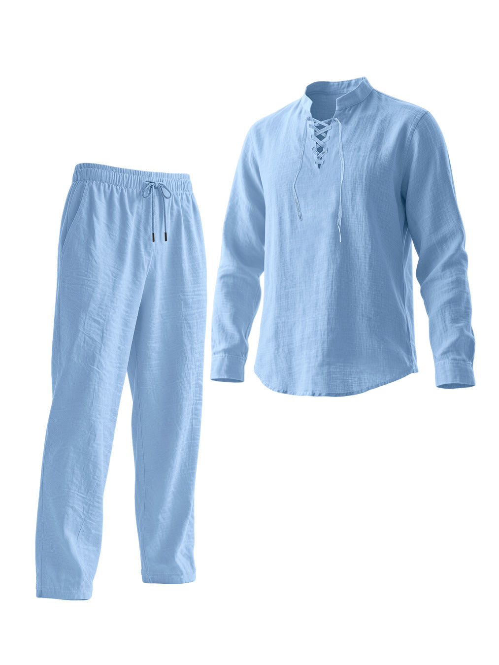 Men's Stylish Casual Set with Breathable Top and Comfortable Pants Lune London