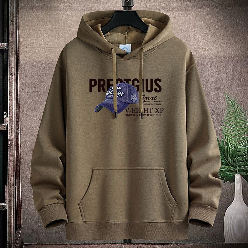 Women's Hooded Sweatshirt with Creative Graphic Design and Practical Kangaroo Pockets Chic & Stil
