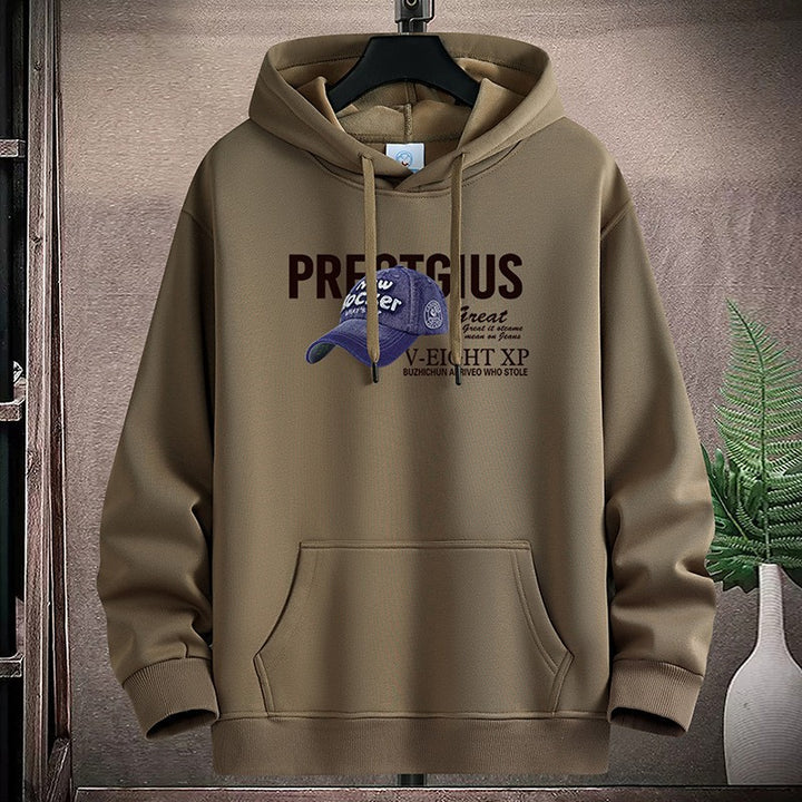 Women's Hooded Sweatshirt with Creative Graphic Design and Practical Kangaroo Pockets Chic & Stil
