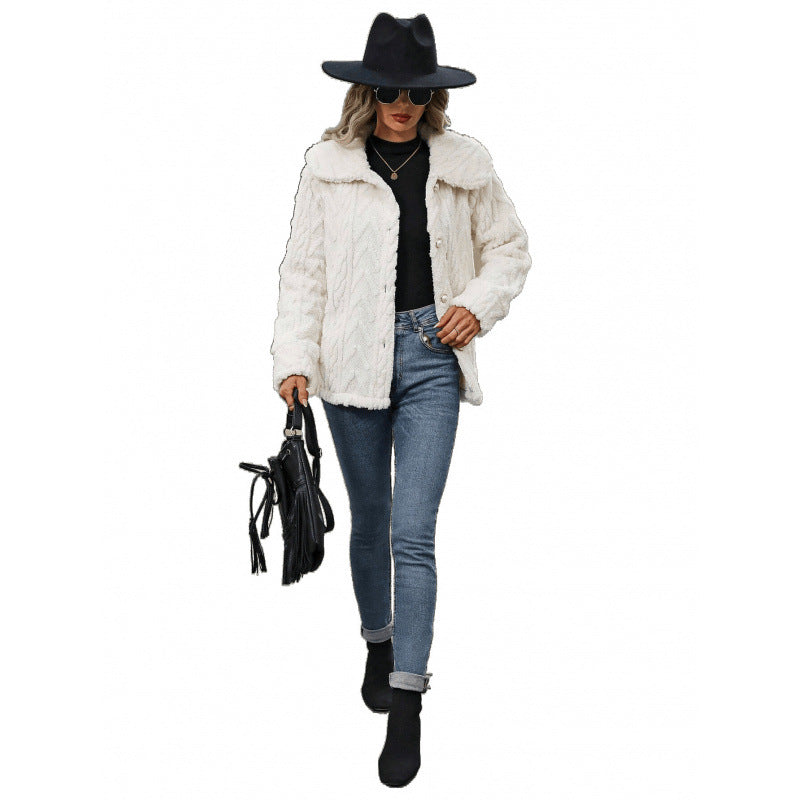 Ladies comfortable fleece jacket Lune London