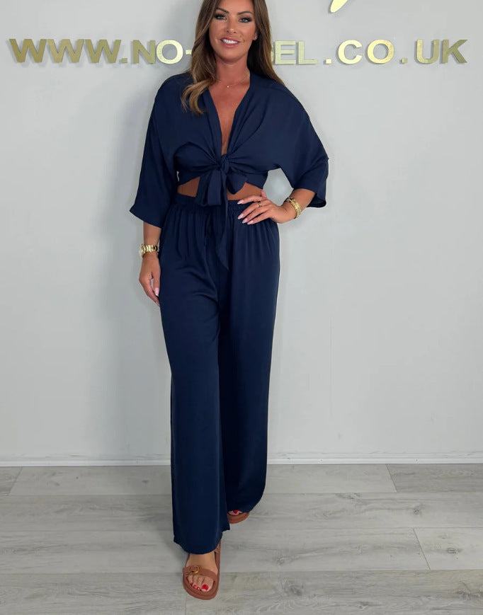 Chic wide set with front knot for women Lune London