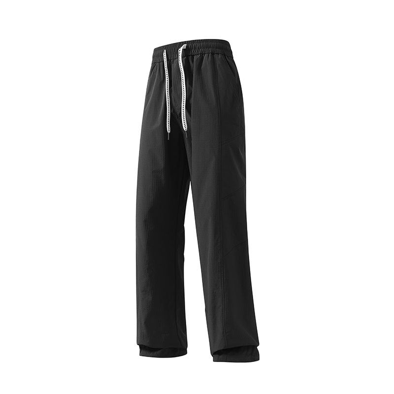 Pantalon de sport respirant pour hommes avec taille ajustable et poches zippées latérales Lune London