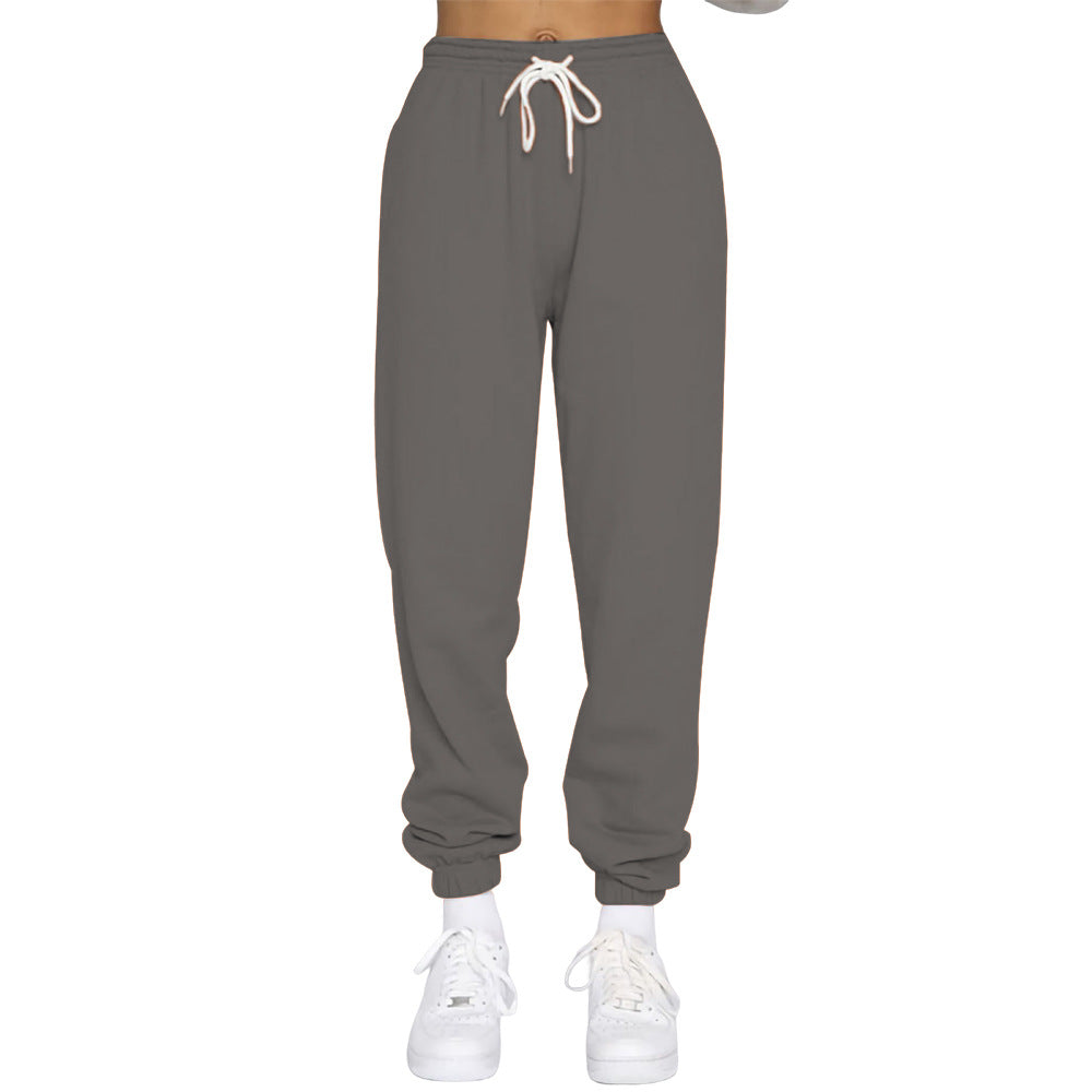 Comfortable women's joggers with adjustable waistband and elastic cuffs Lune London