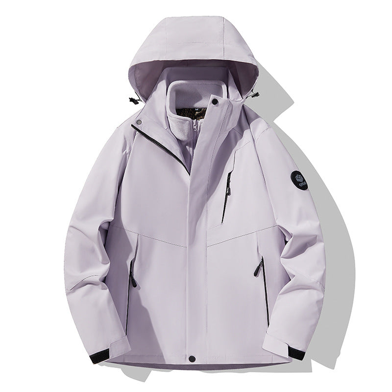 Men's triple combinable functional jacket with detachable quilted vest Amarae