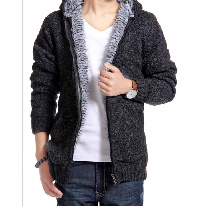 Cozy knit jacket for men with high-quality inner lining Lune London
