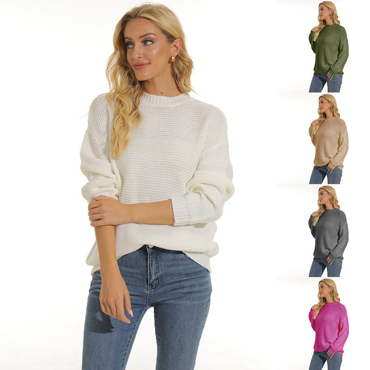 Women's sweater with textured knit pattern and comfortable cut Lune London
