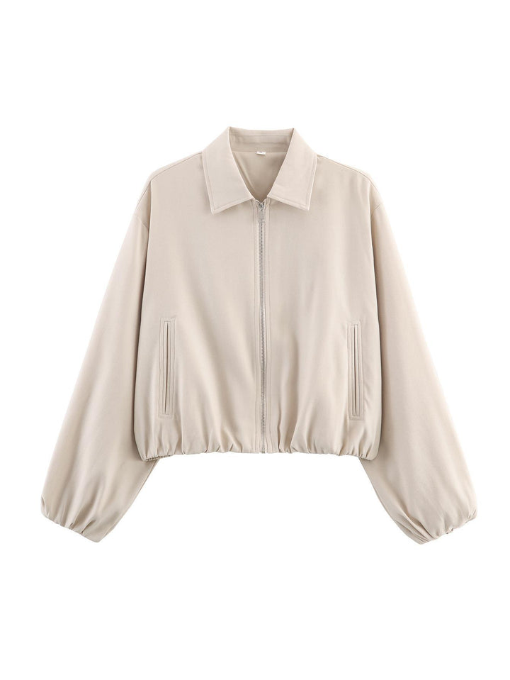 Women's transition jacket with a relaxed fit and elastic cuffs Lune London