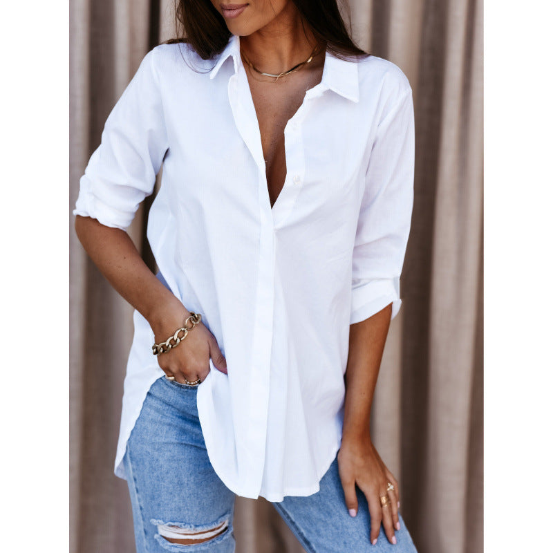 Lune London Casual Button-Up Shirt for Women