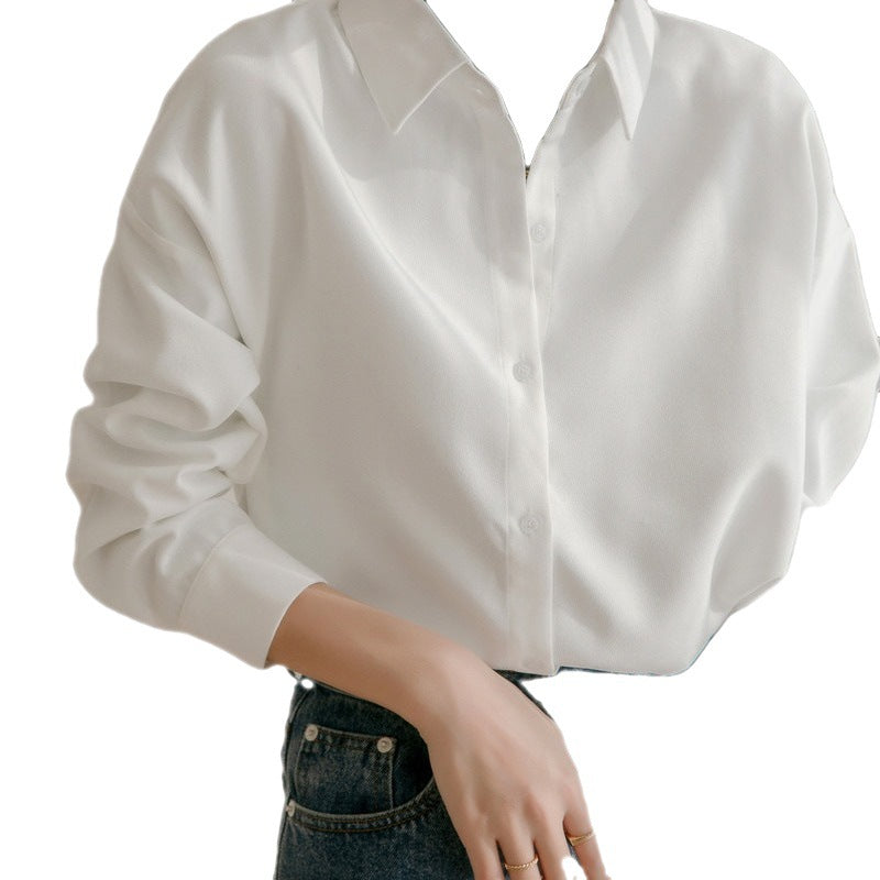Blouse surdimensionnée pour femmes avec col élégant et coupe décontractée Chic & Stil