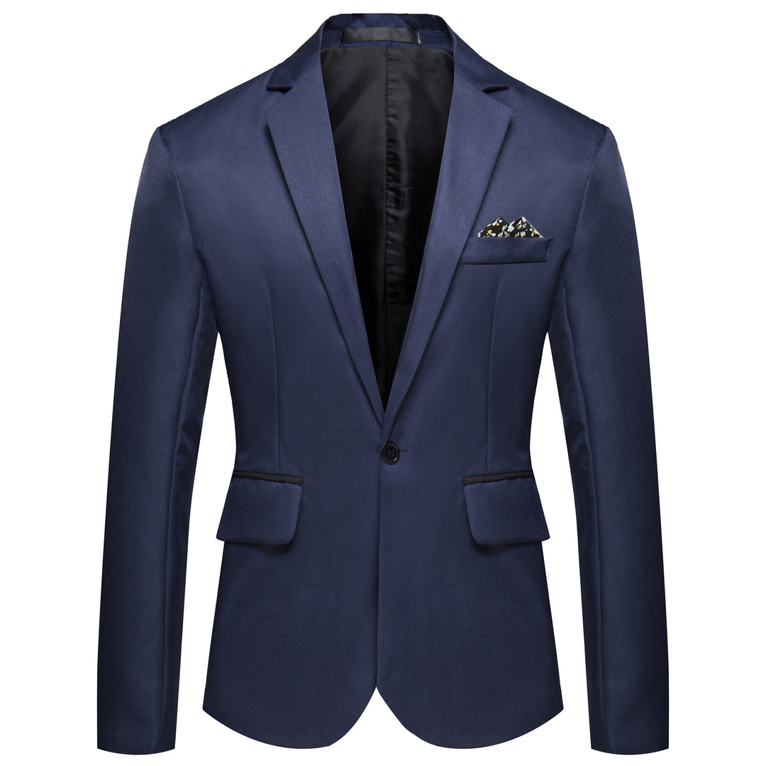 Elegant and modern suit jacket for men with satin finish Lune London