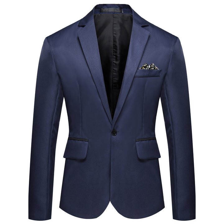 Elegant and modern suit jacket for men with satin finish Lune London