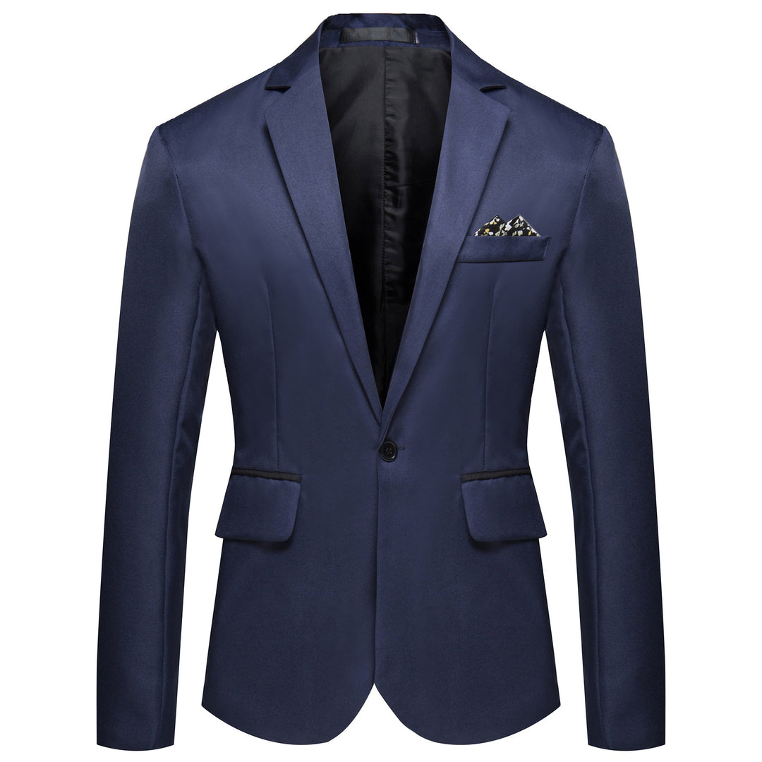 Men's Fashionable and Elegant Suit Jacket with Satin Finish Lune London