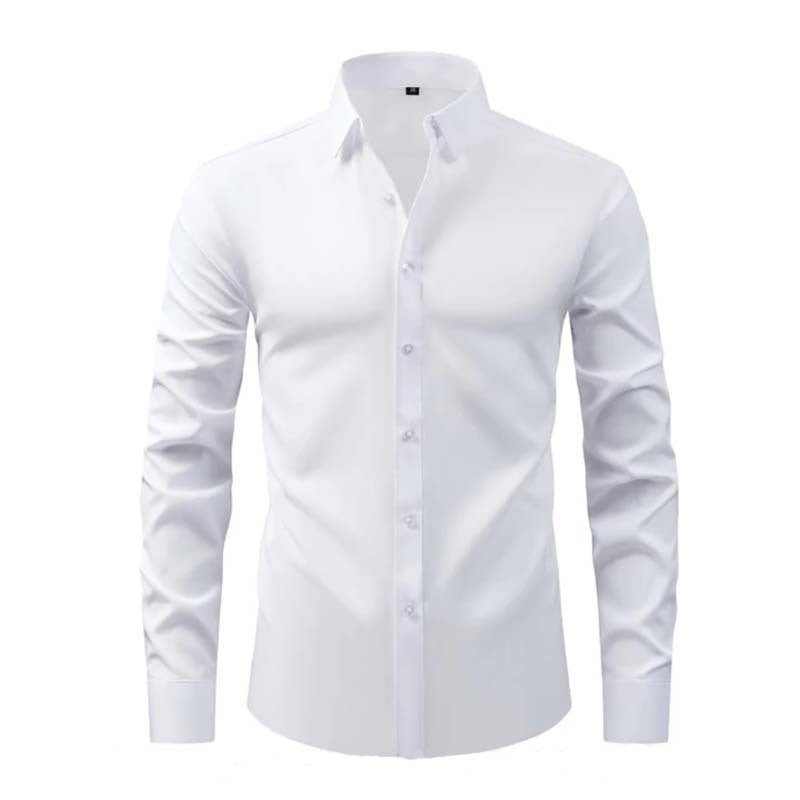 Men's Long-Sleeve Shirt with Innovative Cut and Modern Design Lune London