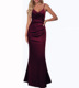Lune London | Solid Color Slim Fit Flowing Maxi Dress
